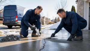 How Driveway Repair Service Fixes Winter Leftovers Fast
